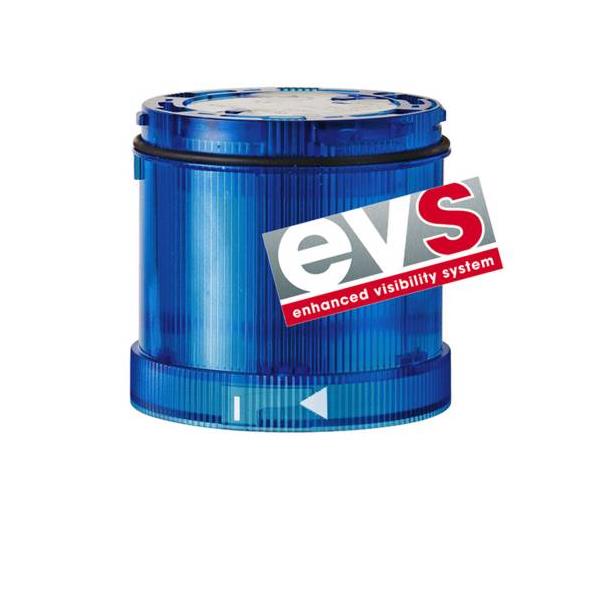 644.540.55 Werma  LED Flashing 644  24vDC 5:BLUE Element IP65 KombiSIGN 71